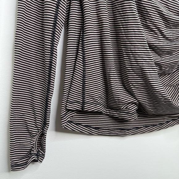 LULULEMON Sunset Salutation Striped Long Sleeve Wrap Top - Picture 4 of 6